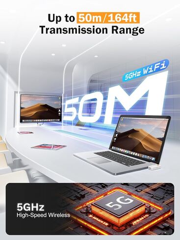 فيديو Lemorele USB-C (وضع DP Alt) جهاز إرسال واستقبال HDMI لاسلكي in Kuwait