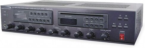 SPECO TECHNOLOGIES P-60FACD 70 Volt - 60 Watt Pa Amplifier with Am/fm Tuner and CD in Saudi Arabia