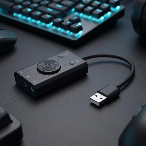 USB Adapter Jacks 3.5mm External Card Sound with Audio for PC in Saudi Arabia