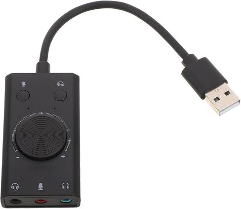 USB Sound Volume Control for Card External Laptop Headsets in Saudi Arabia