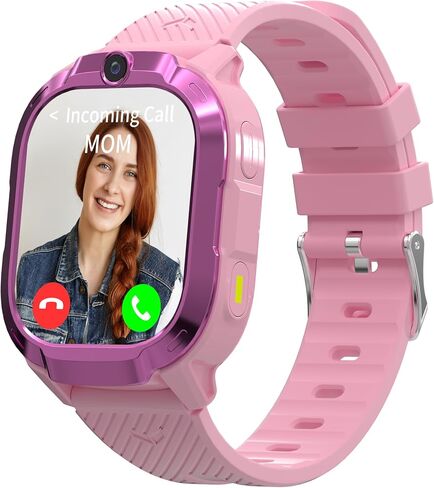 4G Kids Smart Watch with GPS Tracker & Phone Call for Age 5-12,Tracking Smartwatch with SOS Calling, School Mode, Parental Controls, Video Call Voice Chat Camera Alarm Clock Flashlight Birthday Gifts in Saudi Arabia