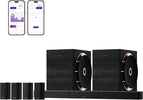 ULTIMEA Skywave X50 5.1.4ch Wireless Surround Sound System for Home Theater in Kuwait