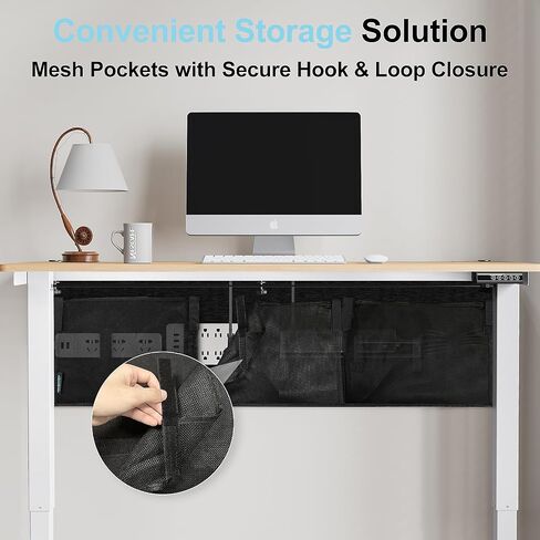 No Drill Under Desk Cable Management Privacy Panel,47.2" Felt Modesty Panel in Kuwait