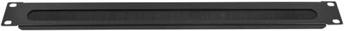 Chaosss Co 2U Brush Panel - High Capacity 19-Inch Rackmount Cable Management Pass-Through Heavy-Duty 1.5mm Steel Server Rack Wire Organizer, Black in Kuwait