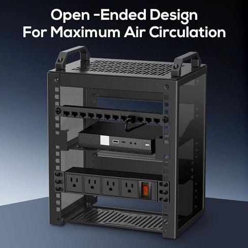 10Inch Mini Server Rack,6U Network Rack with Rack PDU Power in Kuwait
