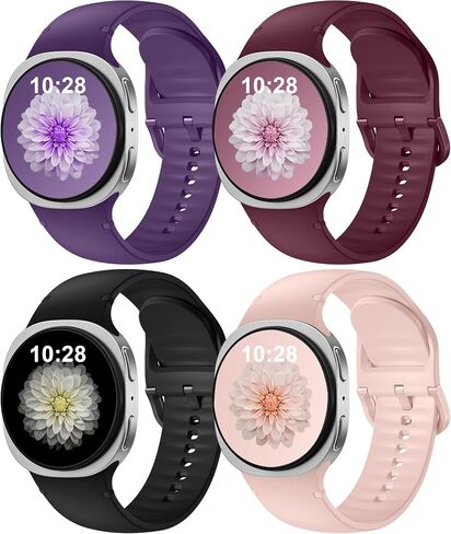 4 Pack Sport Band for Galaxy Watch 8/9 40mm 44mm/Watch 8 Classic 46mm Women in Kuwait