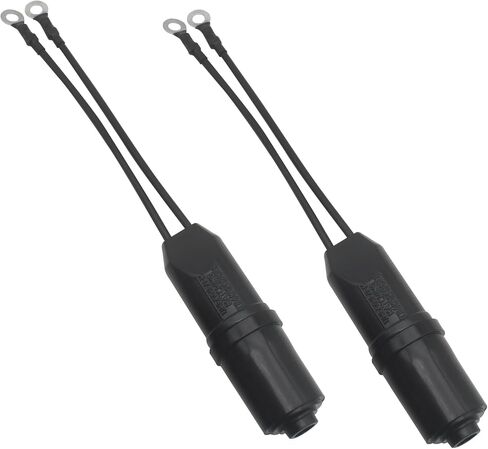 FDXGYH 2pcs Outdoor TV Antenna Connector Matching Transformer 300 Ohm to 75 Ohm Coaxial Cable Adapter UHF VHF FM Model TV Converter (Black) in Saudi Arabia