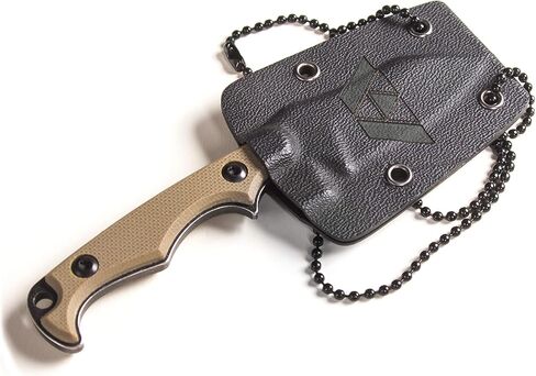 WEYLAND EDC Neck Knife - Full Tang Fixed Blade with Kydex Sheath in Kuwait