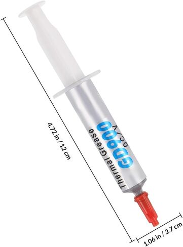 STOBAZA High Performance with Wide Compatibility Thermal Compound Paste Nonconductive Thermal Grease Plastic Material for CPU and Gpu Cooling for DIY Enthusiasts in Gaming and Computer in Saudi Arabia