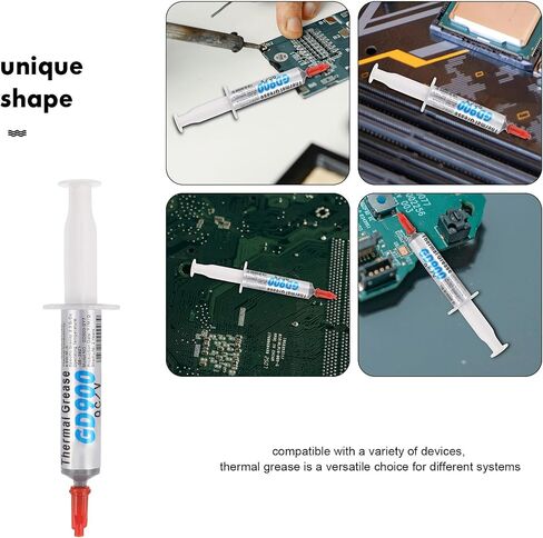 STOBAZA High Performance with Wide Compatibility Thermal Compound Paste Nonconductive Thermal Grease Plastic Material for CPU and Gpu Cooling for DIY Enthusiasts in Gaming and Computer in Saudi Arabia