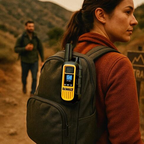 DEWALT DXFRS800 FRS Walkie Talkies, 2W, 4 Pack with 4 Headsets in Saudi Arabia
