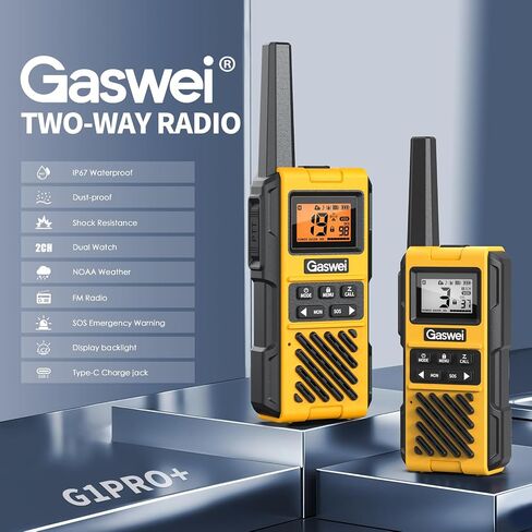 Gaswei G1pro+ IP67 Waterproof Walkie Talkies Long Range for Adults in Saudi Arabia