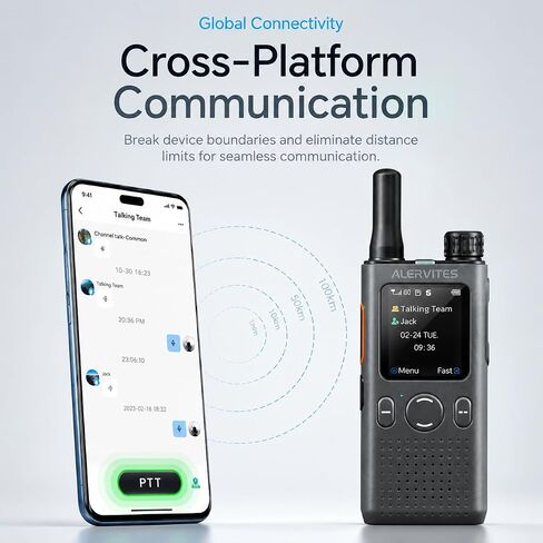 PoC Radio Walkie Talkies Long Range PoC-AT1 Handheld 2 Way Radio in Saudi Arabia