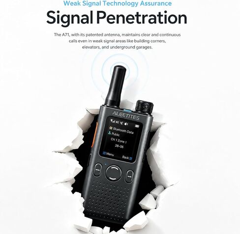 PoC Radio Walkie Talkies Long Range PoC-AT1 Handheld 2 Way Radio in Saudi Arabia
