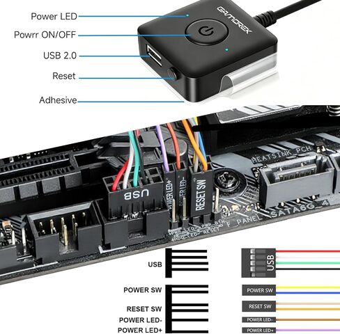 PC Power Button, Computer PC Power Switch, External PC Power Button in Saudi Arabia