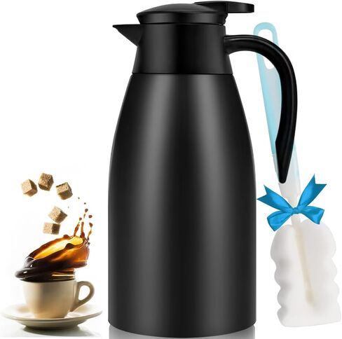 68oz Coffee Carafe Insulated, Airpot Thermal Coffee Carafes for Keeping Hot in Kuwait