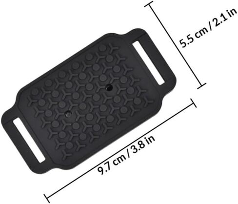 PRETYZOOM 14-Spike Rubber Ice Crampons Shoes Ice Grippers with Hook-and-Loop Strap, Wear-Resistant Non-Slip Climbing Shoe Cleats for Winter Hiking and Mountaineering in Saudi Arabia