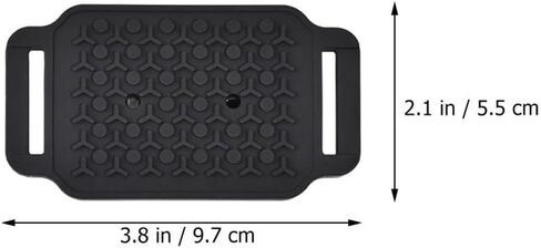 PRETYZOOM 14-Spike Rubber Ice Crampons Shoes Ice Grippers with Hook-and-Loop Strap, Wear-Resistant Non-Slip Climbing Shoe Cleats for Winter Hiking and Mountaineering in Saudi Arabia