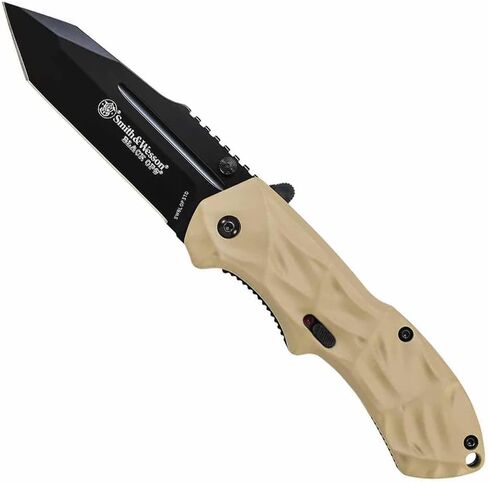 Smith & Wesson Black Ops SWBLOP3TD 7.7in S.S. Assisted Opening Knife with 3.4in Tanto Blade and Aluminum Handle for Tactical, Survival and EDC in Saudi Arabia