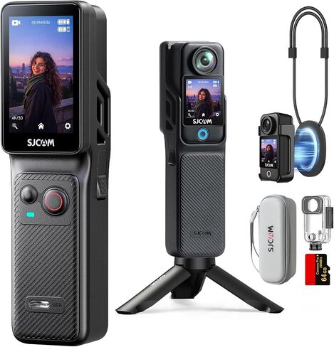 SJCAM C400 4K Action Vlogging Camera with 7H Long Recording,POV cam in Saudi Arabia