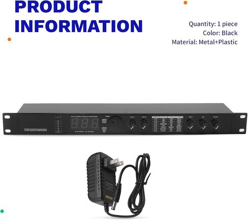 Professional Digital Reverberation Multi Effect Processor Audio Processor Equalizer Easy Install US Plug in Saudi Arabia