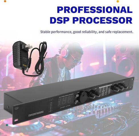 Professional Digital Reverberation Multi Effect Processor Audio Processor Equalizer Easy Install US Plug in Saudi Arabia