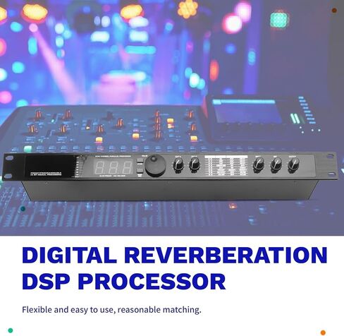 Professional Digital Reverberation Multi Effect Processor Audio Processor Equalizer Easy Install US Plug in Saudi Arabia