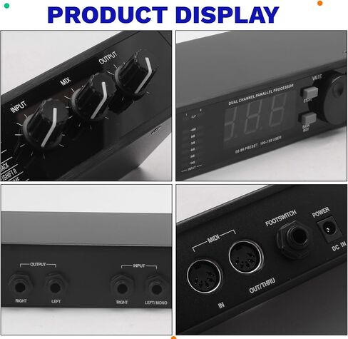 Professional Digital Reverberation Multi Effect Processor Audio Processor Equalizer Easy Install US Plug in Saudi Arabia