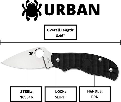 Spyderco Urban Folding Pocket Knife, PlainEdge in Saudi Arabia
