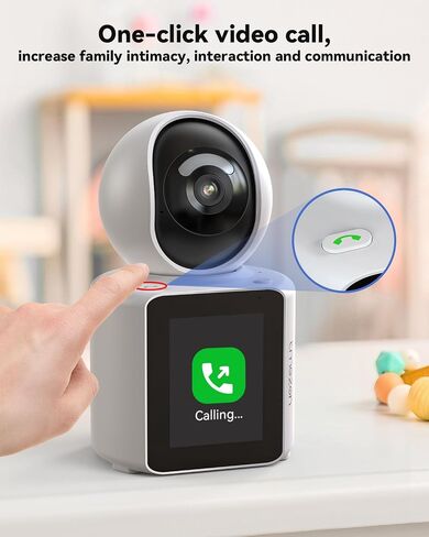 TMEZON Video Pet Dog Camera Indoor Two Way Wireless Security Camera Monitor 1080P with Phone app and Motion Detection,Baby/Elderly/Nanny Audio Calling Device Pan Tilt in Kuwait