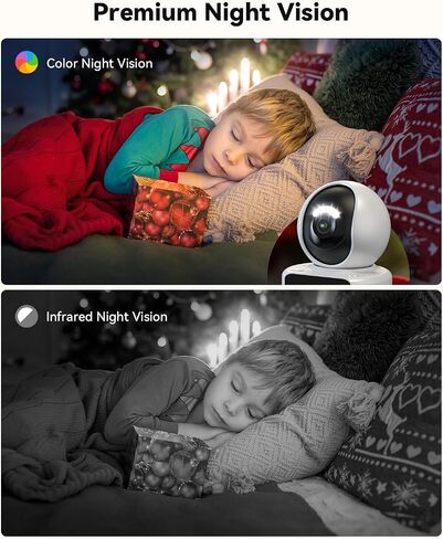 TMEZON Video Pet Dog Camera Indoor Two Way Wireless Security Camera Monitor 1080P with Phone app and Motion Detection,Baby/Elderly/Nanny Audio Calling Device Pan Tilt in Kuwait