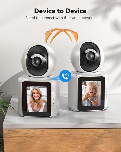 TMEZON Video Pet Dog Camera Indoor Two Way Wireless Security Camera Monitor 1080P with Phone app and Motion Detection,Baby/Elderly/Nanny Audio Calling Device Pan Tilt in Kuwait