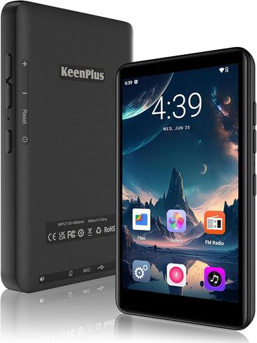 Smart MP3 Player with Android 13 & 4" Touchscreen – 144GB Storage (1TB Expandable), Bluetooth 5.3, WiFi for Spotify, YouTube, HD Video Playback (U1-3G-144G) in Saudi Arabia