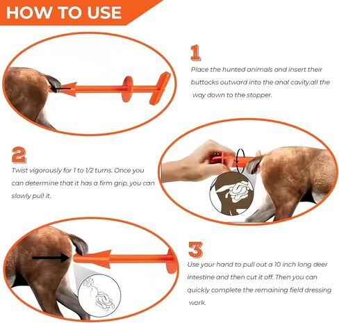 Hunter Butt Out II Field Dressing Tool Set (5 Pack) for Hunters in Saudi Arabia