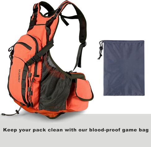 UIIHUNT Upland Bird Hunting Vest, Blaze Orange Upland Bird Backpack Vest in Saudi Arabia