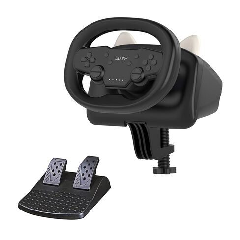 DOYO Gaming Steering Wheel with Pedals, 270° Wireless Racing Wheel in Saudi Arabia