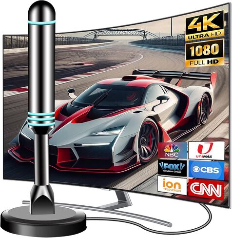 TV Antenna for Smart TV Indoor,Strong Magnetic Base Indoor TV Antennas in Saudi Arabia