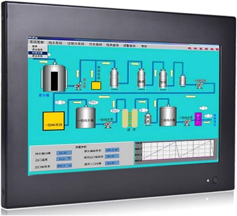 10.1 Inch Backlit TFT LED Embedded Industrial Panel PC, Resistive Touch Screen, I5 4200U, PW12, 1024 x 600, HDMI, VGA, 2 x COM, 0 RAM, 0 Storage, Barebone No System in Saudi Arabia
