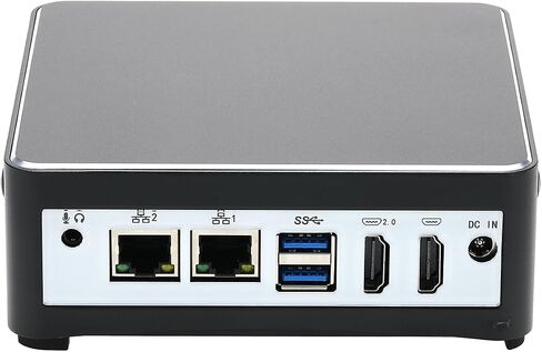 Firewall Hardware, OPNsense, VPN, Network Security Appliance, Router PC, J4125, RS50, AES-NI, 2 x I211, 4 x USB, 2 x COM, Type-C, 2 x HDMI, 0 RAM, 0 Storage, Barebone No System in Saudi Arabia