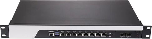 1U Firewall Appliance, OPNsense, VPN, Network Rackmount, I5 9400, RS46, 8 x Gigabit LAN, 2 x SFP+ 10Gbe 82599ES, COM, VGA, SIM Slot, 0 RAM, 0 Storage, Barebone No System in Saudi Arabia