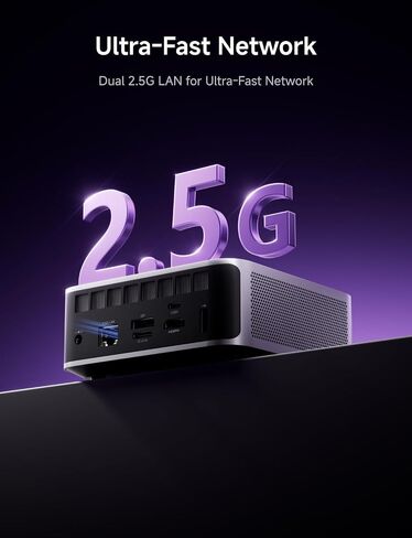 كمبيوتر مكتبي صغير الحجم MINISFORUM X1-255 AMD Ryzen 7 255(8C/16T) إصدار هيكلي، مخرج فيديو HDMI2.1|DP2.0|2xUSB4، منفذ Oculink 1x، منفذ 2.5G RJ45/WiFi7/BT5.4، كمبيوتر شخصي صغير لرسومات AMD Radeon in Kuwait