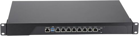 Firewall, VPN, 19 Inch 1U Rackmount Network Appliance, OPNsense, I3 4160, RS44, AES-NI, 8 x 2.5GbE 226-V LAN, Console, VGA, 0 RAM, 0 Storage, Barebone No System in Saudi Arabia