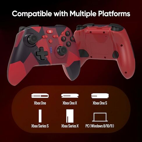 BETMI Wireless Controller for Xbox one/Series X|S/Windows 10/11(Red) in Kuwait