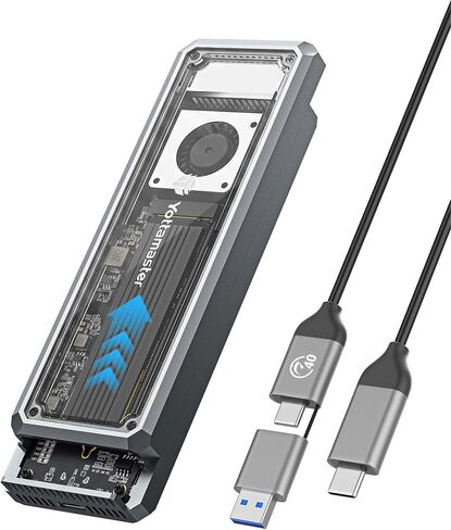 Yottamaster M.2 NVMe SSD Enclosure 40Gbps ،متوافق مع Thunderbolt 4/USB4 Interface in Kuwait