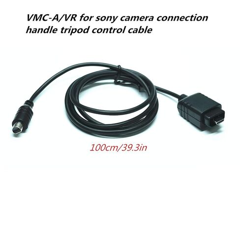 VMC-AVR-100 100cm Black USB Male-to-Male Cable for Sony Camcorder A/VR Port, Compatible with VMT-VPR1, VPR10, VPR100 Tripod Handle and DCR-DVD Series in Kuwait
