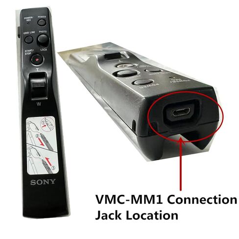 VMC-AVR-100 100cm Black USB Male-to-Male Cable for Sony Camcorder A/VR Port, Compatible with VMT-VPR1, VPR10, VPR100 Tripod Handle and DCR-DVD Series in Kuwait