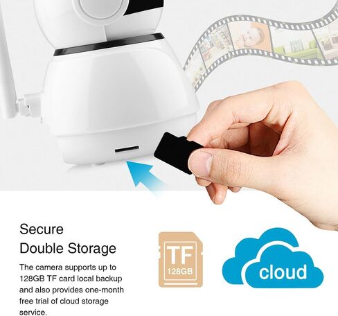 2X 32GB TF Memory Card FAT32 Format Class 10 High Speed Reading/Writing 24/7 Recording for Security Camera Dash Cam and More in Kuwait