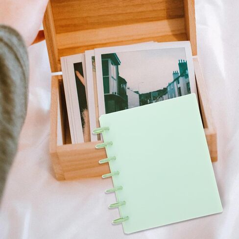 Kisangel Photo Album Binder Small with Compact Design, 20 Pages and Four-pocket Layout, Sturdy Pp Material for Kpop Photocard Collection and Photo Preservation in Saudi Arabia