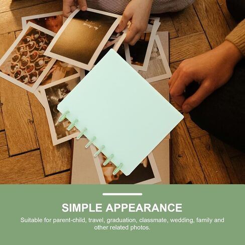 Kisangel Photo Album Binder Small with Compact Design, 20 Pages and Four-pocket Layout, Sturdy Pp Material for Kpop Photocard Collection and Photo Preservation in Saudi Arabia