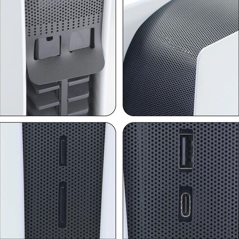 New Version 2.0 Dust Cover Net for PS5 Console, PS5 Heatsink Barrier Pets Hair Anti-dust Cover Dustproof for PlayStation 5 (PC) in Kuwait